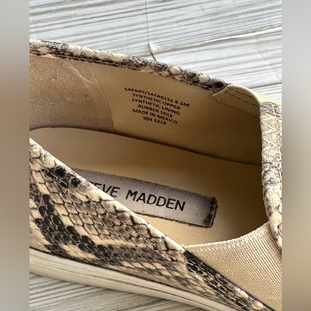 Steve Madden Slip Ons Vans Slides Model Womens Si… - image 3